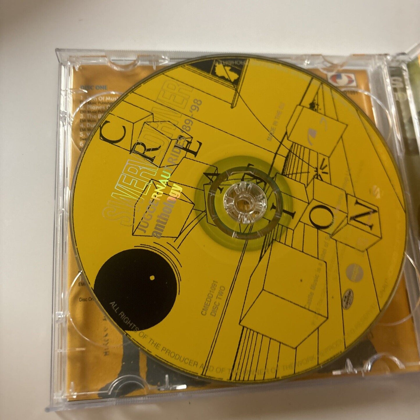 Swervedriver - Juggernaut Rides '89-'98 (CD, 1998) UK Castle Music cmedd1091