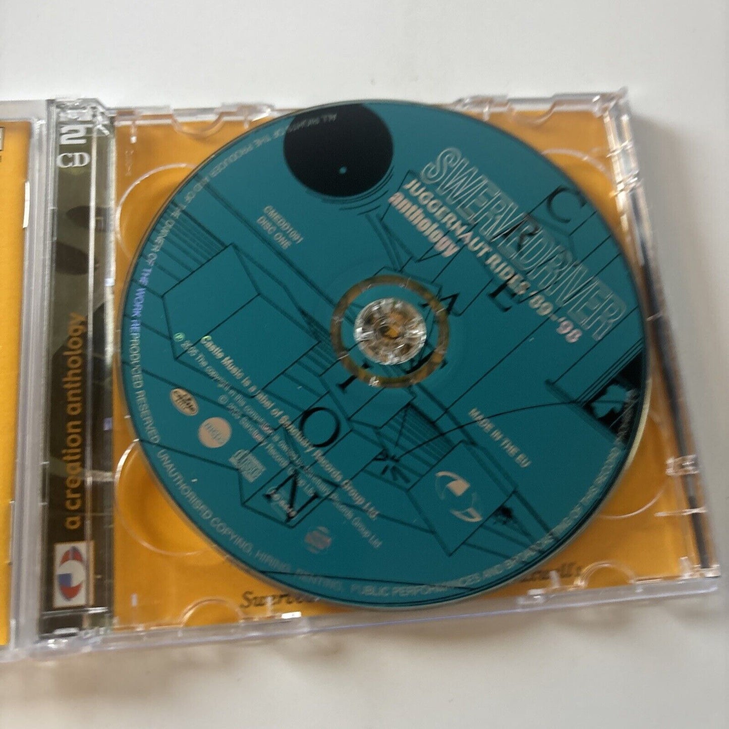 Swervedriver - Juggernaut Rides '89-'98 (CD, 1998) UK Castle Music cmedd1091