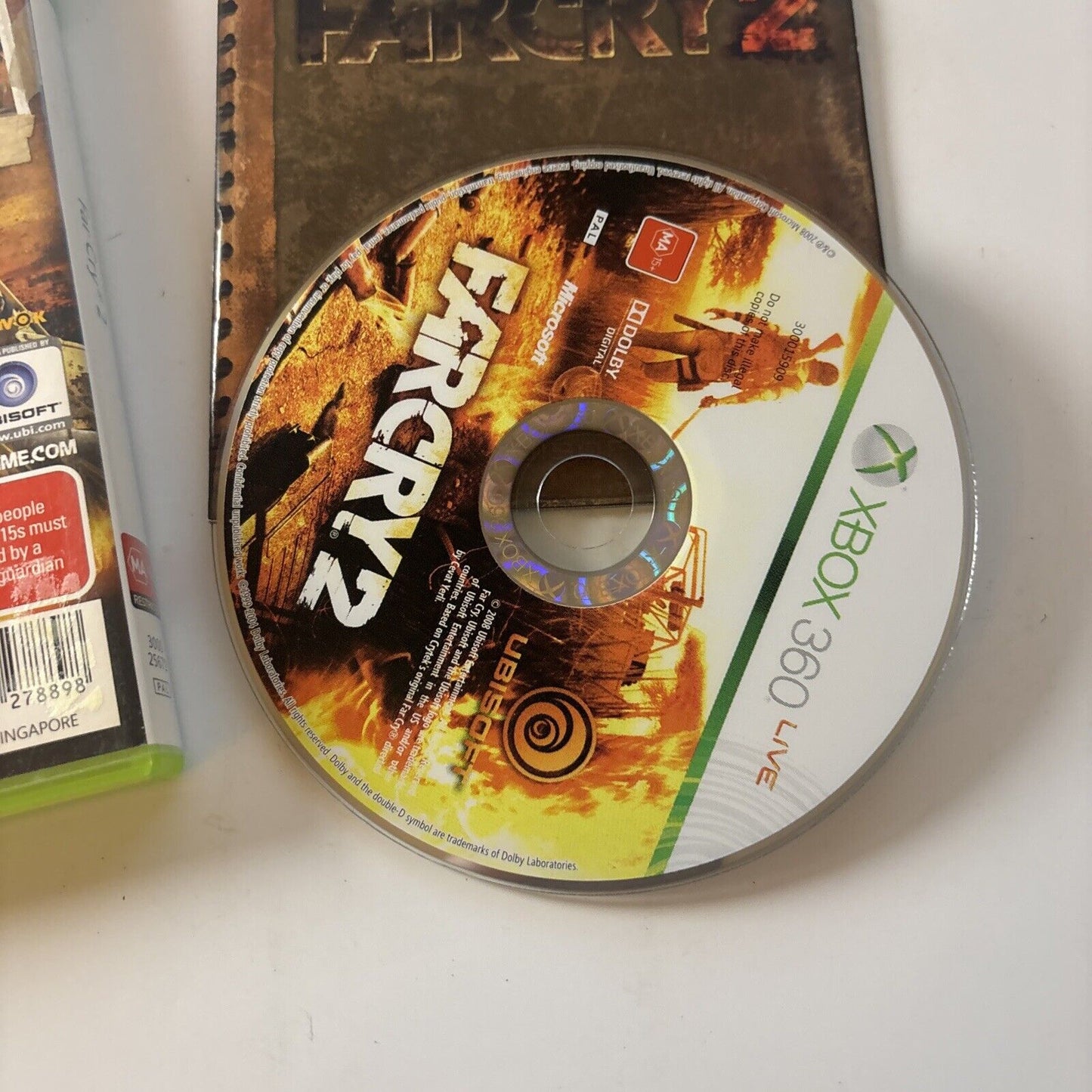 Far Cry 2 Xbox 360 PAL  Manual