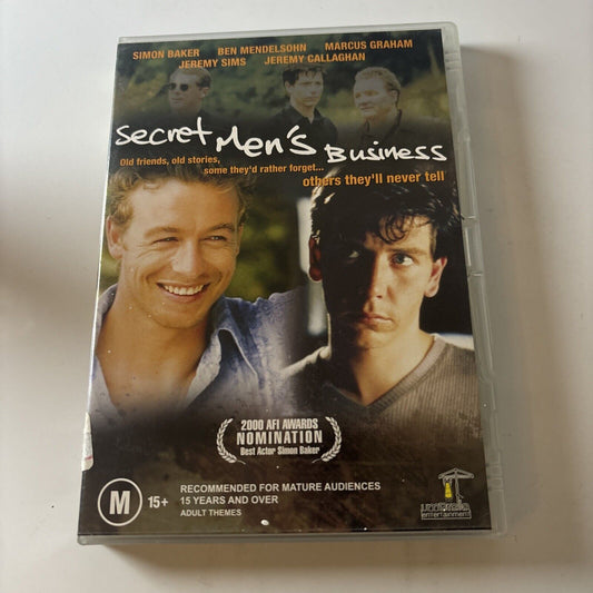 Secret Men's Business (DVD, 1999) BEN MENDELSOHN All Regions