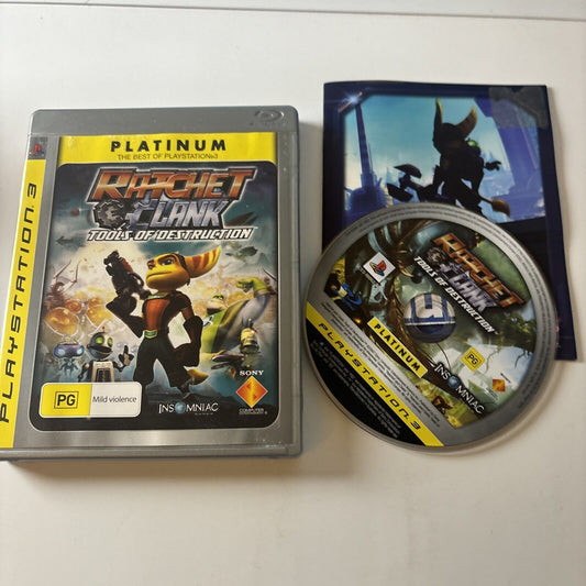 Ratchet & Clank Tools of Destruction - Platinum Sony PlayStation 3 Manual