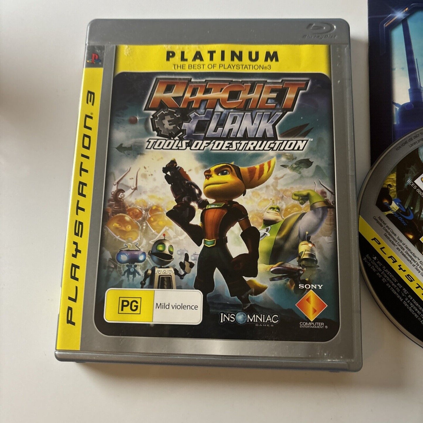 Ratchet & Clank Tools of Destruction - Platinum Sony PlayStation 3 Manual