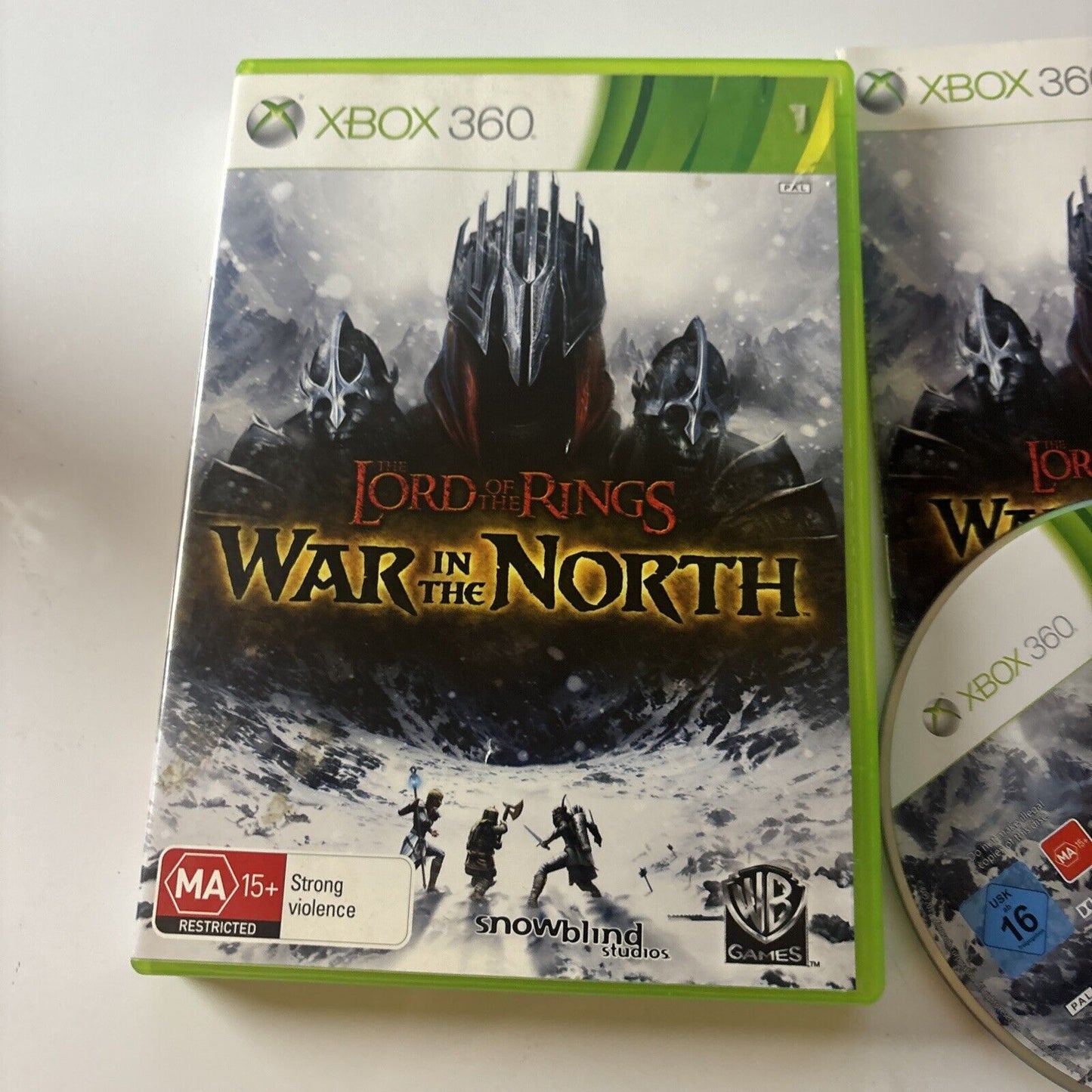 The Lord Of The Rings - War In The North XBOX 360 With Manual PAL