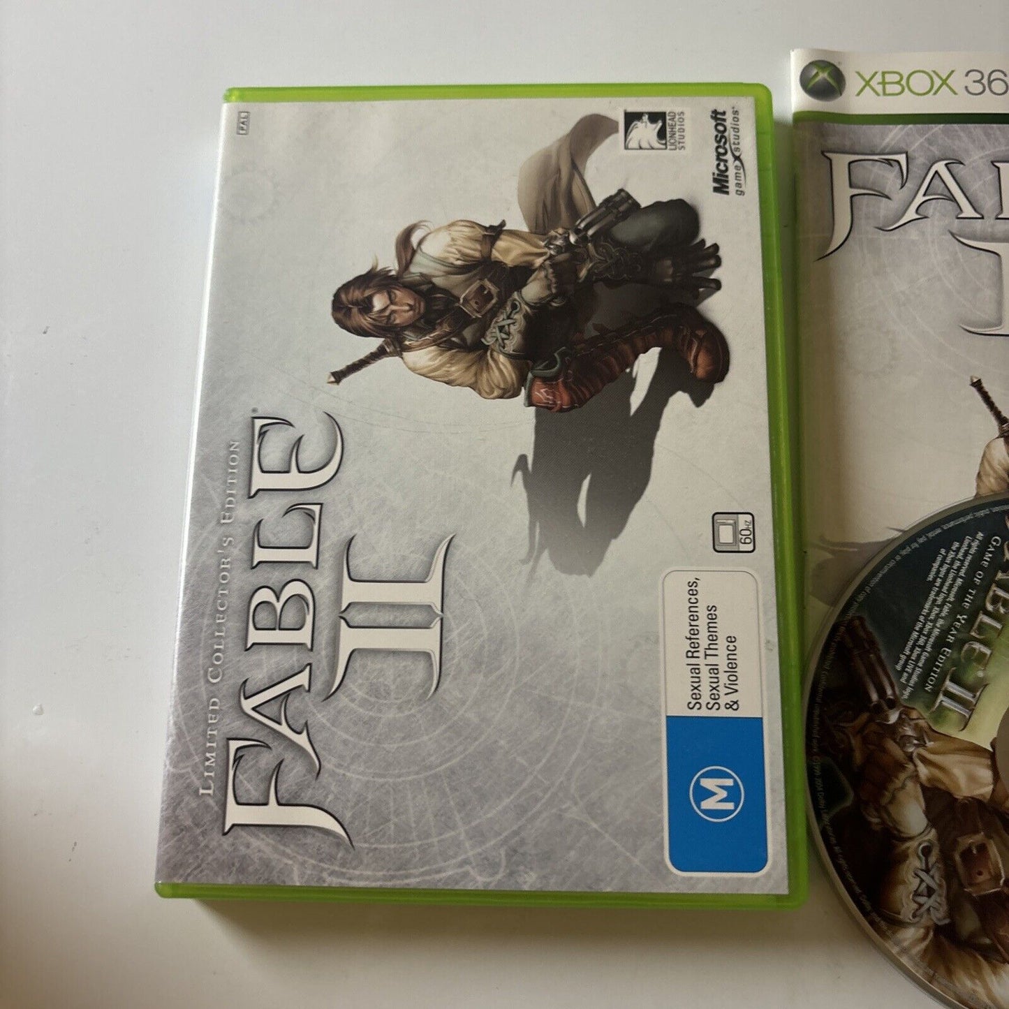 Fable II Limited Collector's Edition Xbox 360 Manual PAL