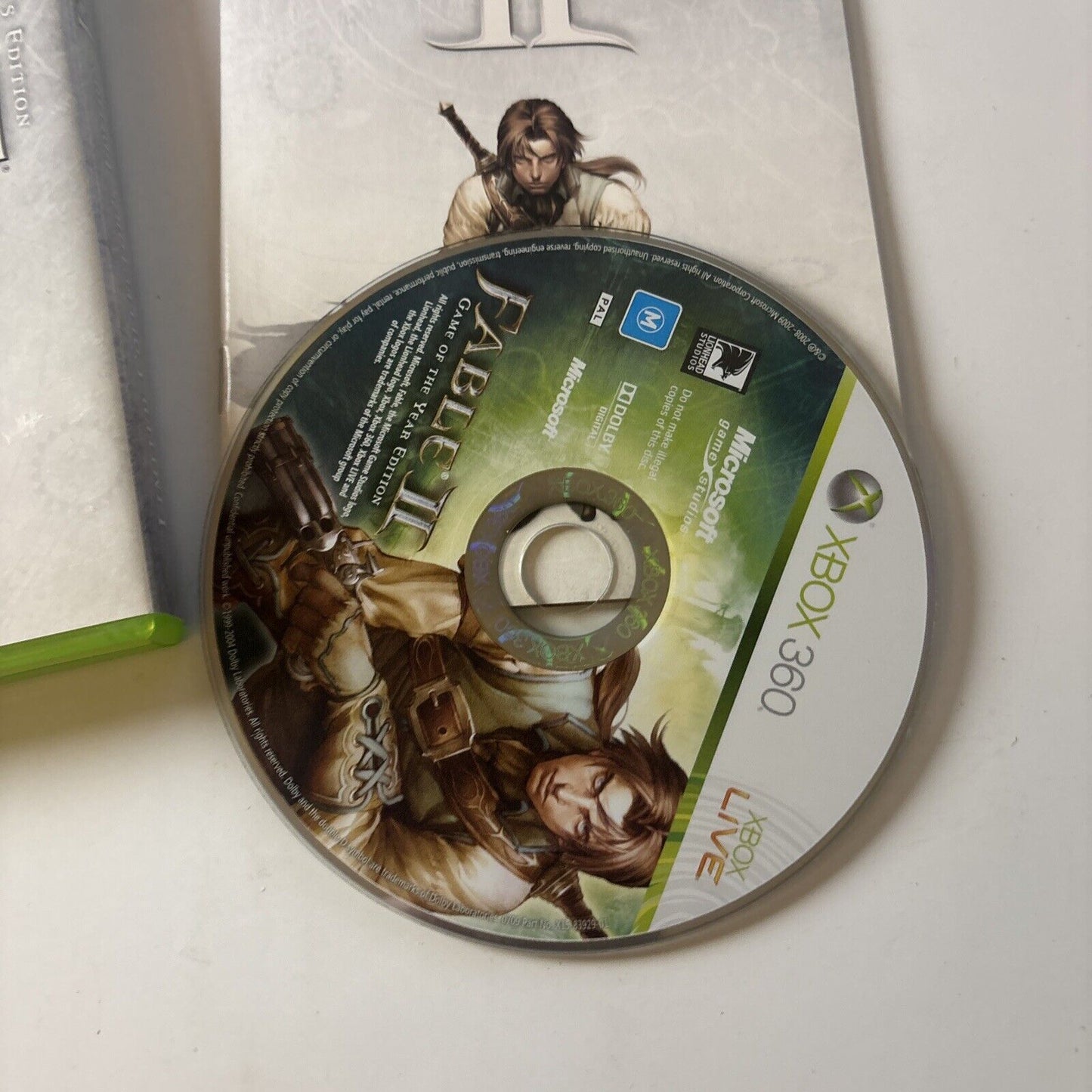 Fable II Limited Collector's Edition Xbox 360 Manual PAL