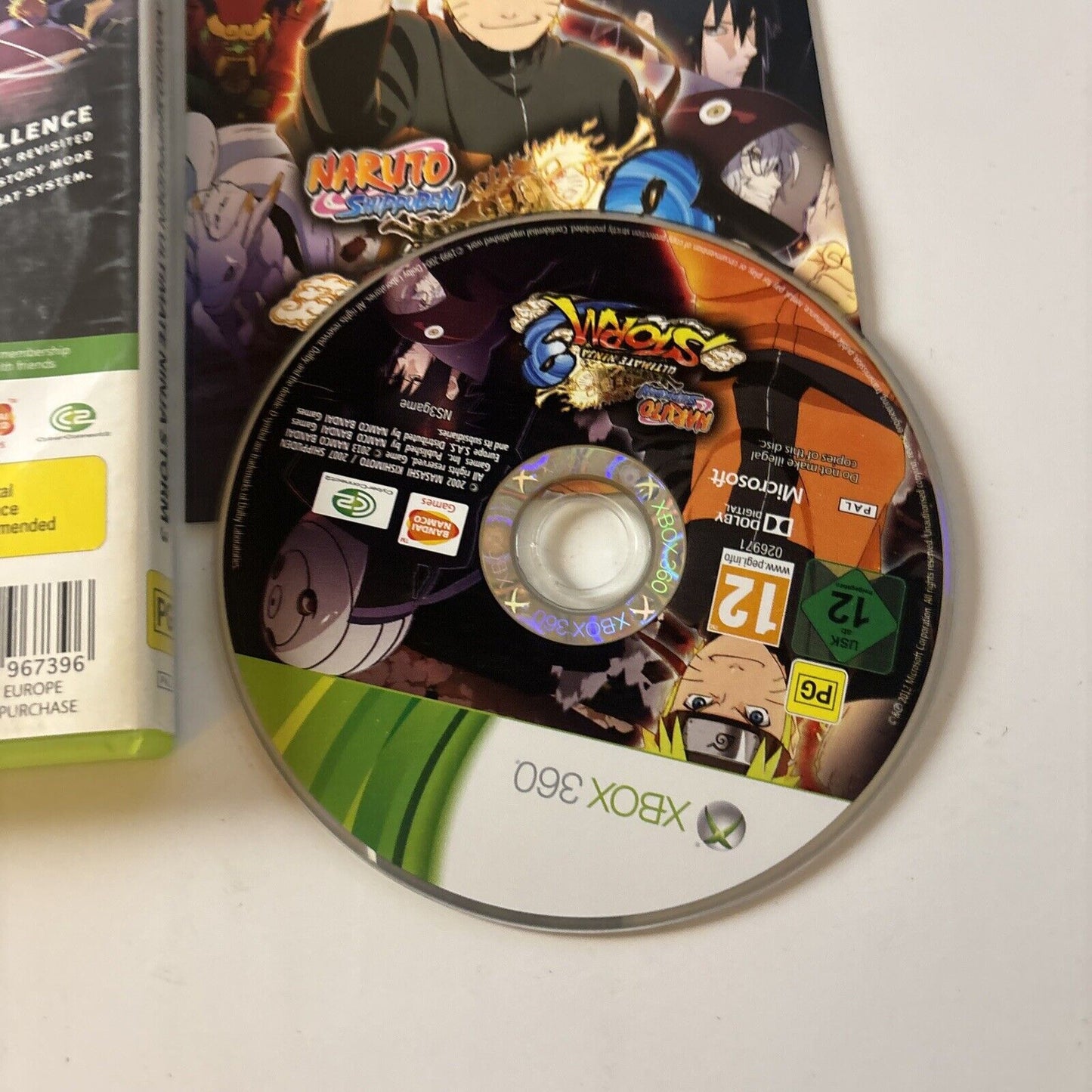 Naruto Shippuden: Ultimate Ninja Storm 3 - Xbox 360 Manual PAL