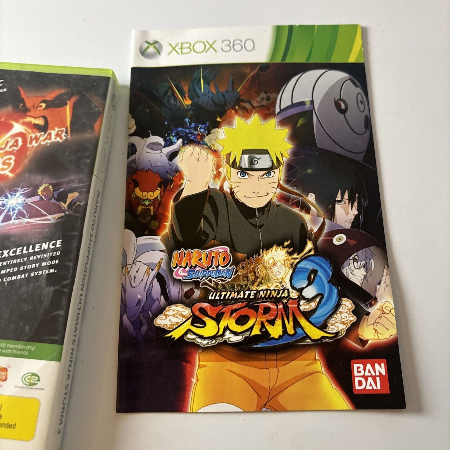 Naruto Shippuden: Ultimate Ninja Storm 3 - Xbox 360 Manual PAL