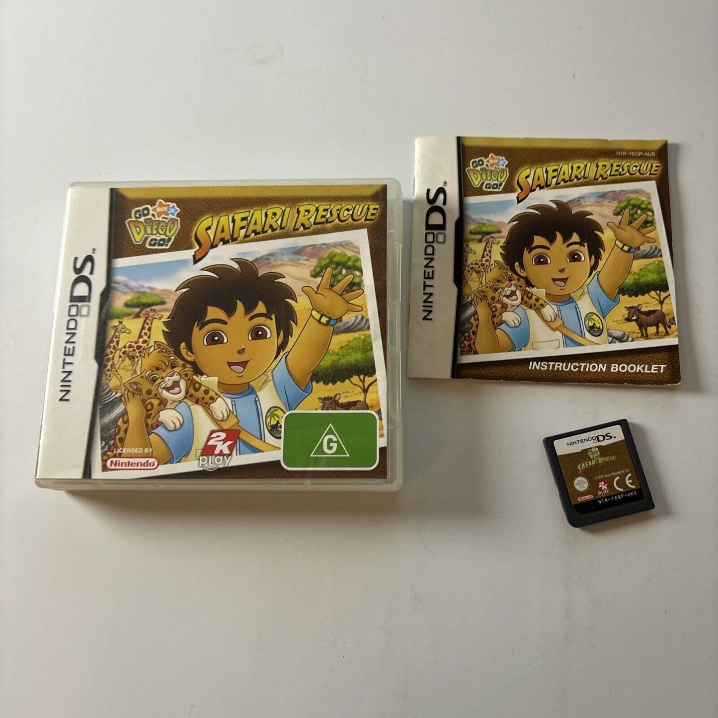 Go Diego Go!: Safari Rescue - Nintendo DS Game + Manual