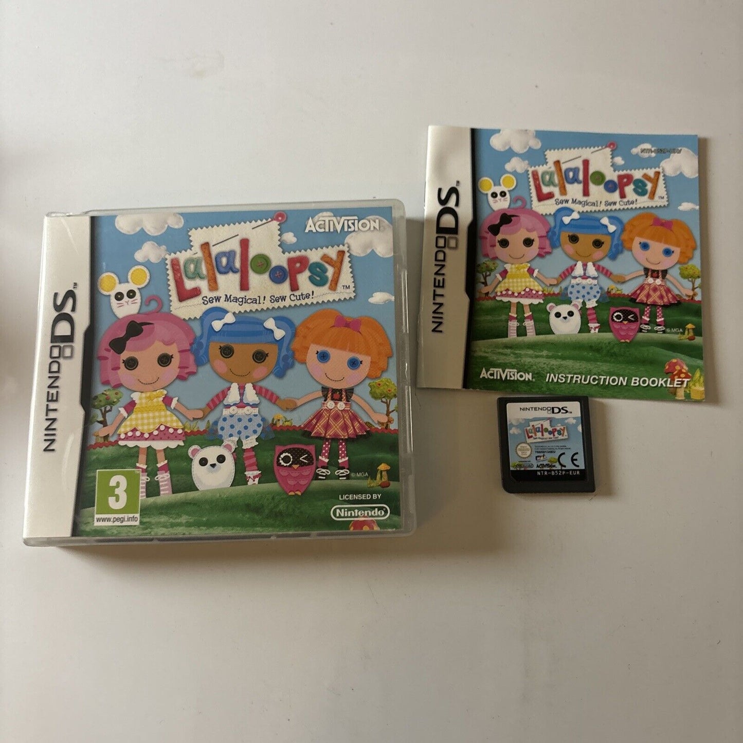 Lalaloopsy Sew Magical! Sew Cute! Nintendo DS With Manual