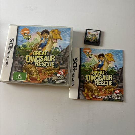 Go Diego Go! Great Dinosaur Rescue Nintendo DS Manual