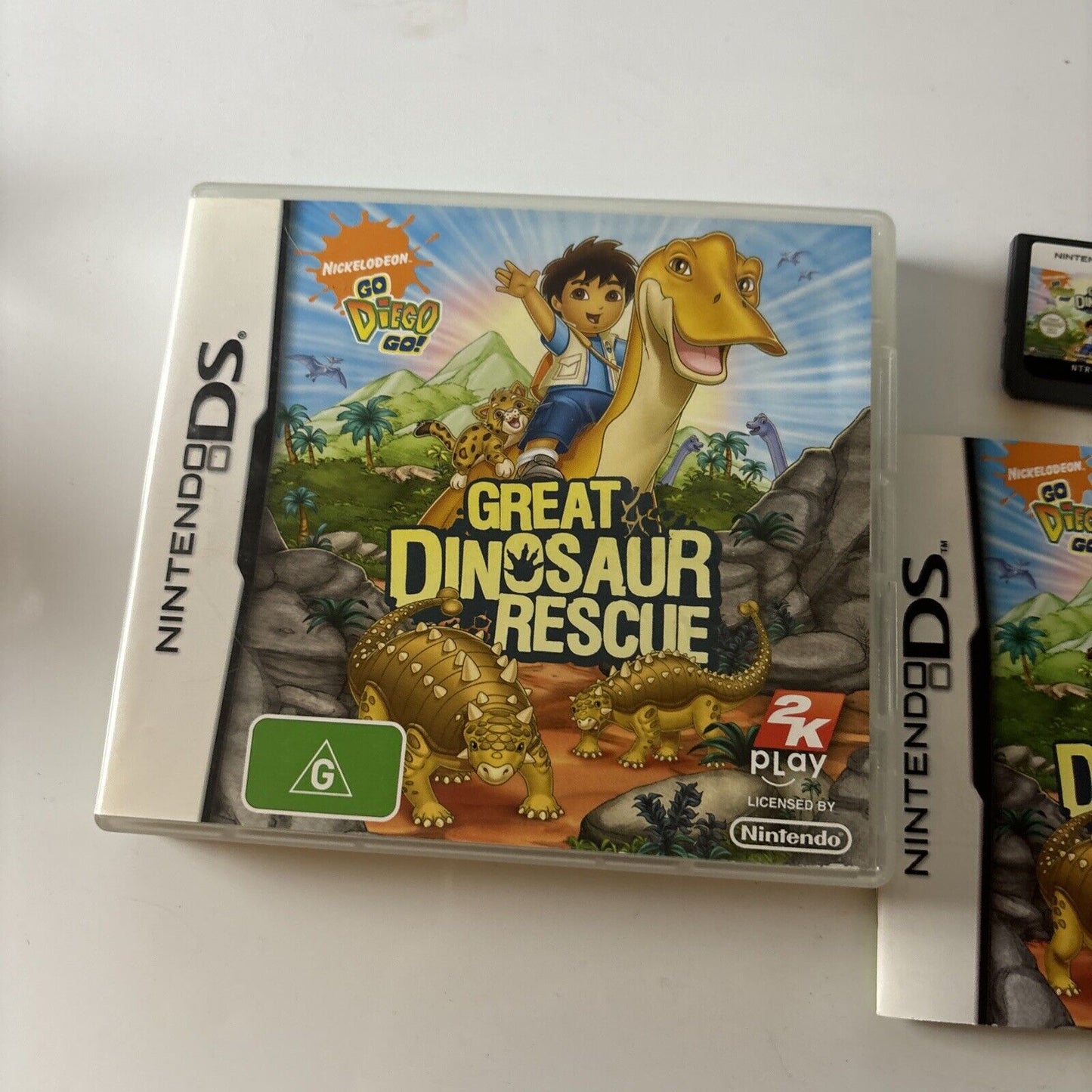 Go Diego Go! Great Dinosaur Rescue Nintendo DS Manual
