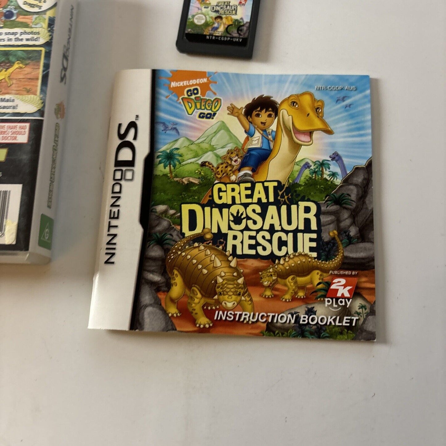 Go Diego Go! Great Dinosaur Rescue Nintendo DS Manual