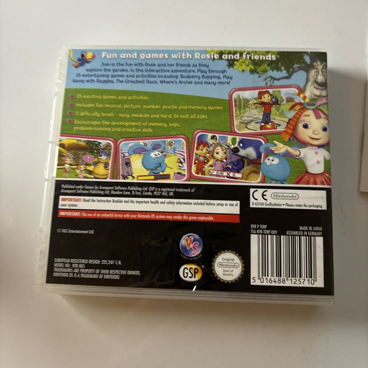 Everything's Rosie Nintendo DS Manual