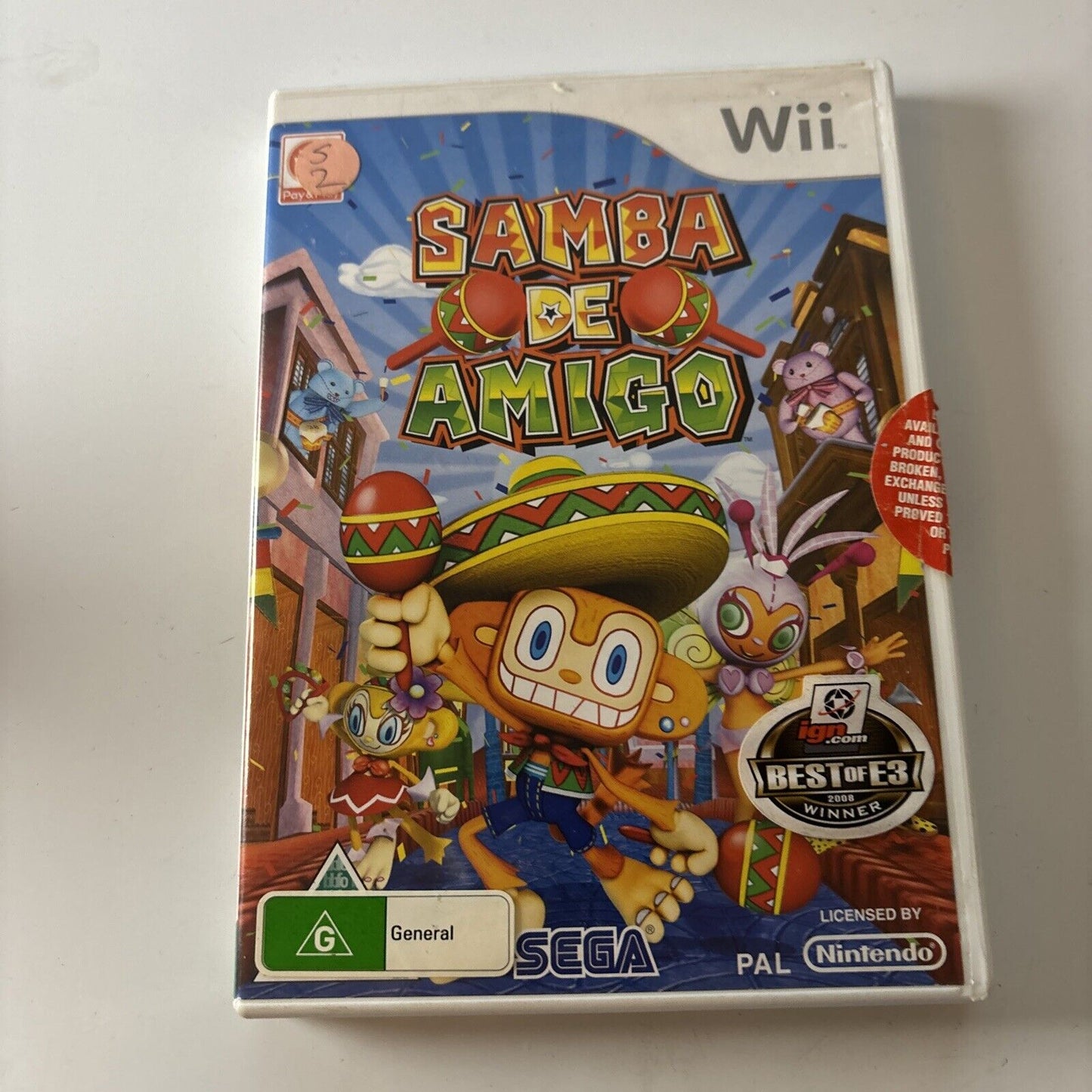 Samba De Amigo Nintendo Wii PAL