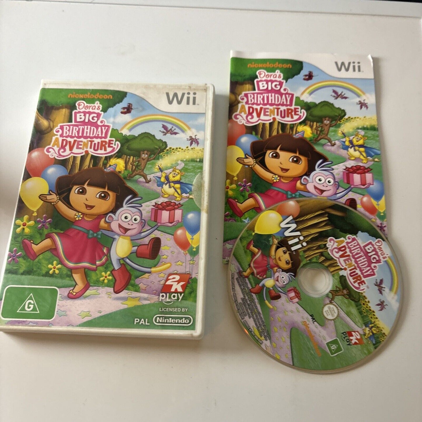 Dora's Big Birthday Adventure Nintendo Wii With Manual PAL