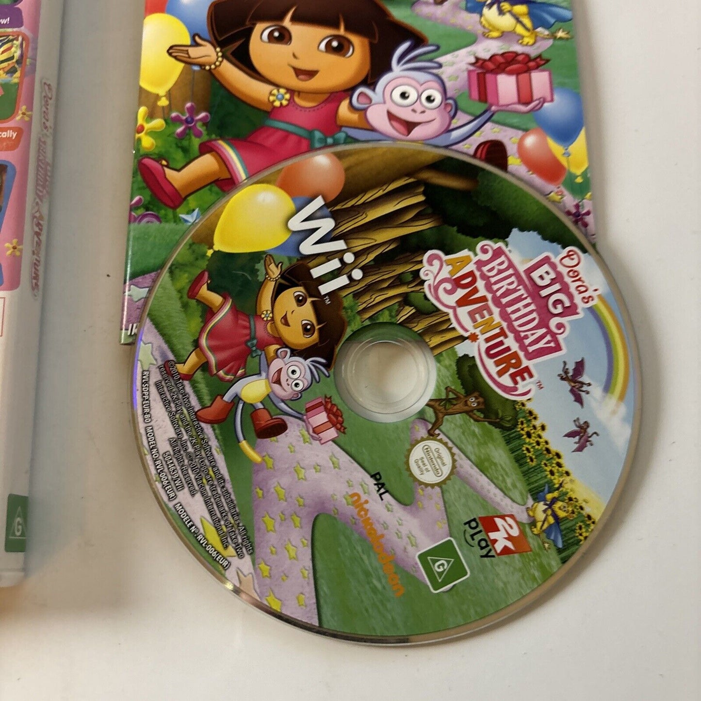 Dora's Big Birthday Adventure Nintendo Wii With Manual PAL