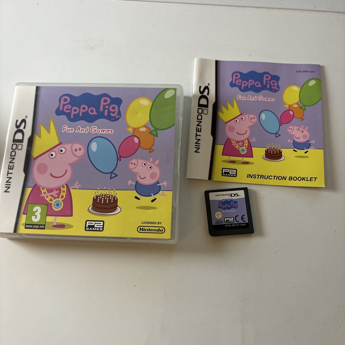 Peppa Pig Fun And Games Nintendo DS Manual