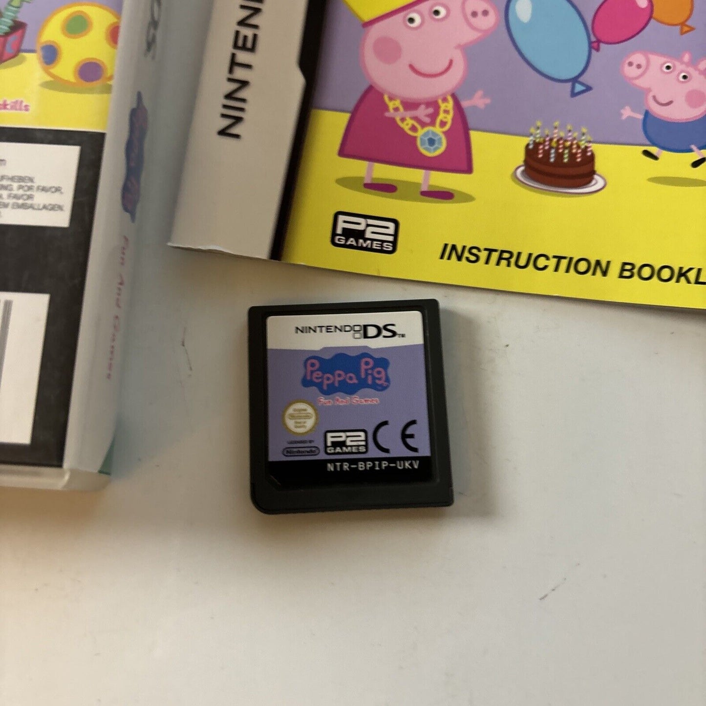 Peppa Pig Fun And Games Nintendo DS Manual