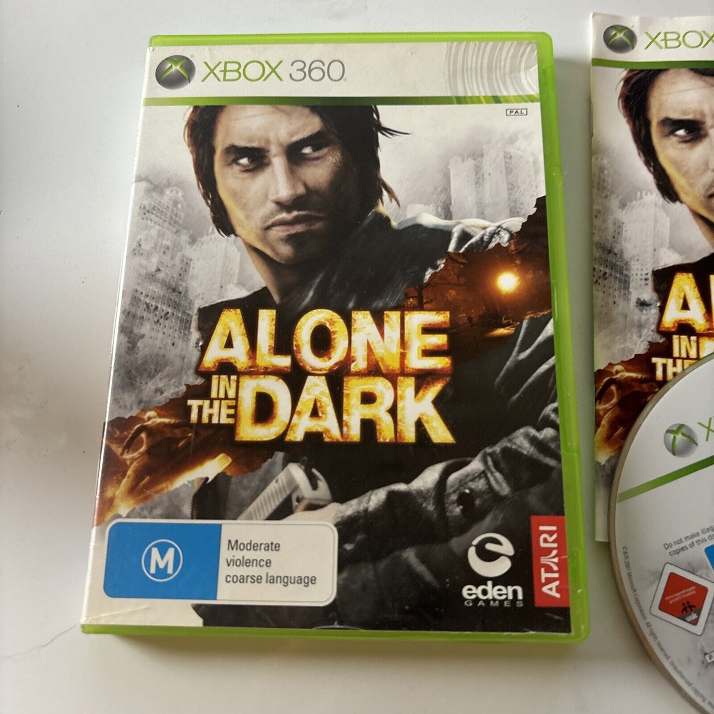 Alone In The Dark Microsoft Xbox 360 Manual PAL