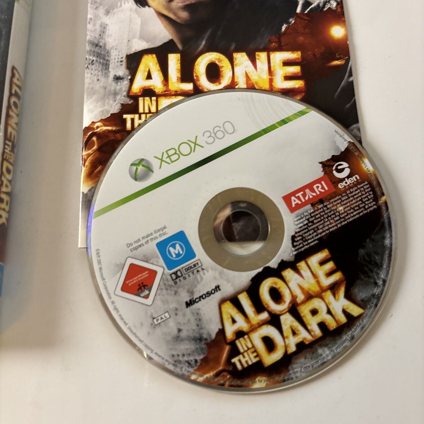 Alone In The Dark Microsoft Xbox 360 Manual PAL