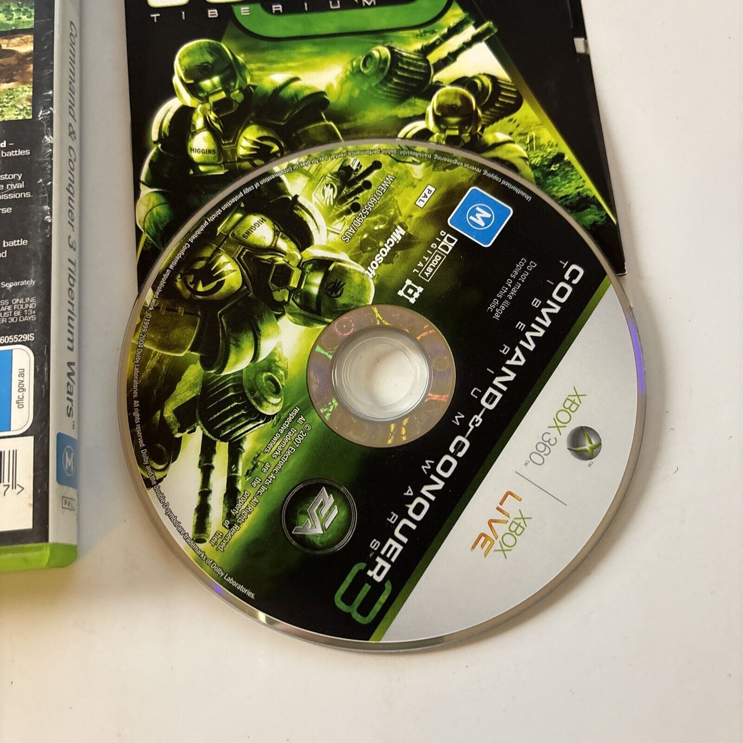 Command and Conquer 3 Tiberium Wars Xbox 360 Games Complete With Manual Pal