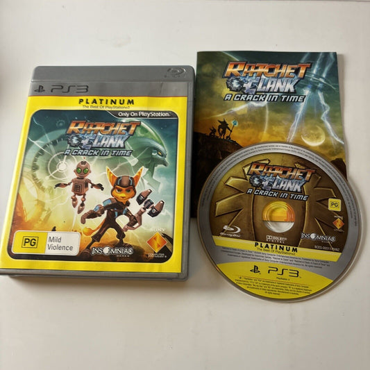 Ratchet & Clank A Crack in Time Sony PlayStation 3 PS3 Manual