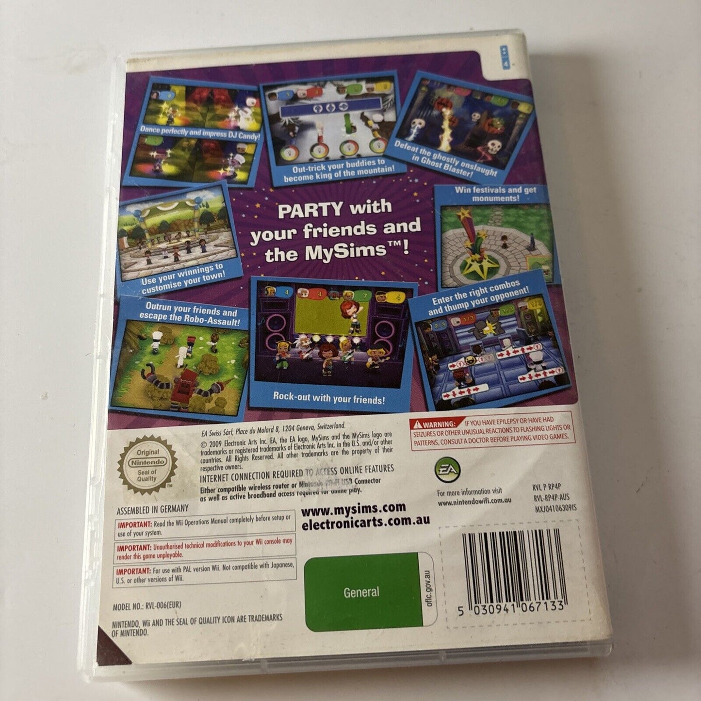 MySims Party - Nintendo Wii Game PAL