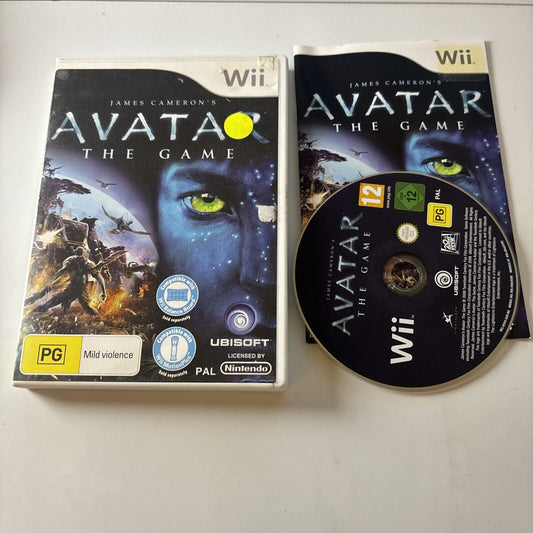 James Cameron's Avatar: The Game - Nintendo Wii Game Manual PAL