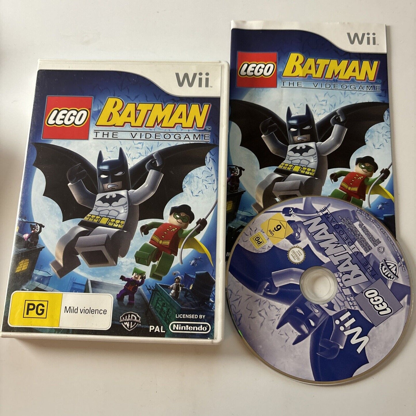 LEGO Batman The Videogame (Nintendo Wii) Manual PAL