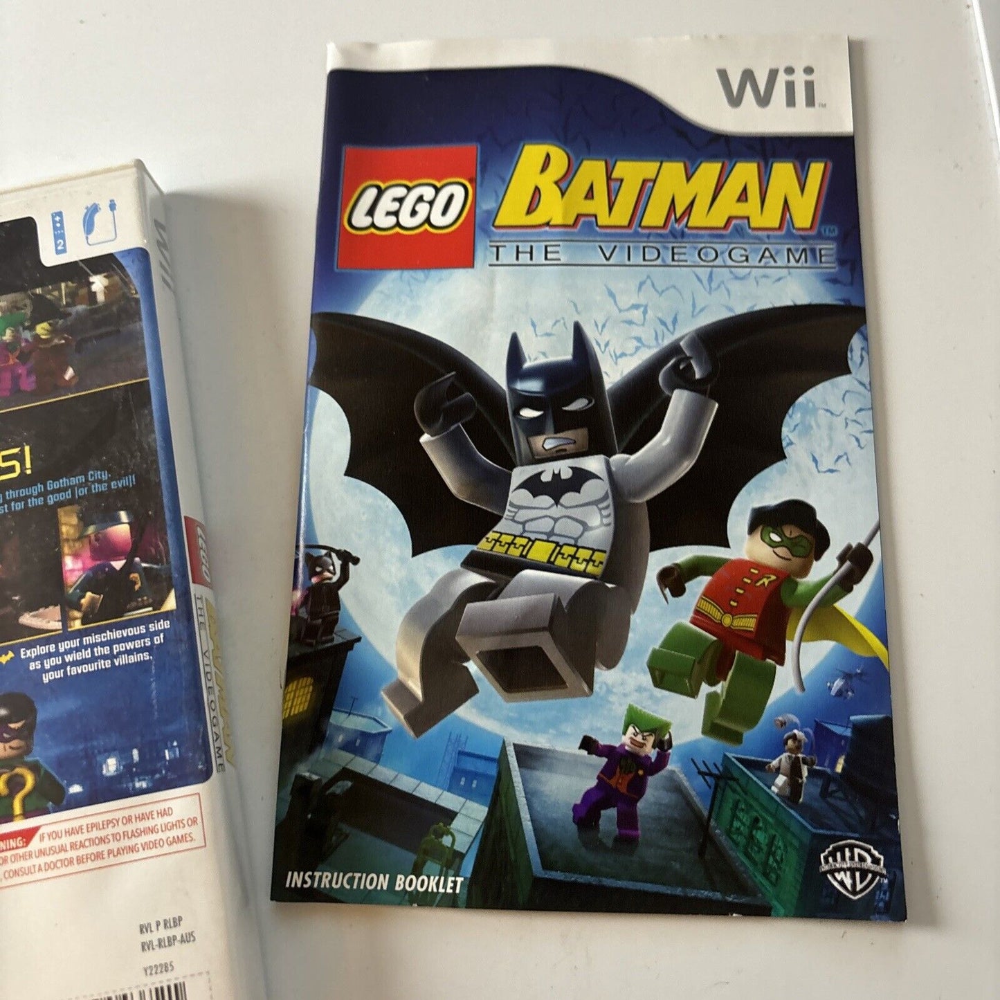 LEGO Batman The Videogame (Nintendo Wii) Manual PAL