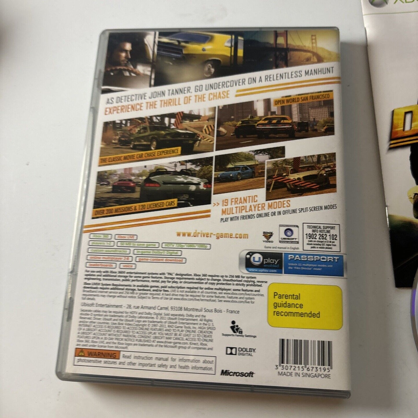 Driver: San Francisco Xbox 360 PAL Complete With Manual