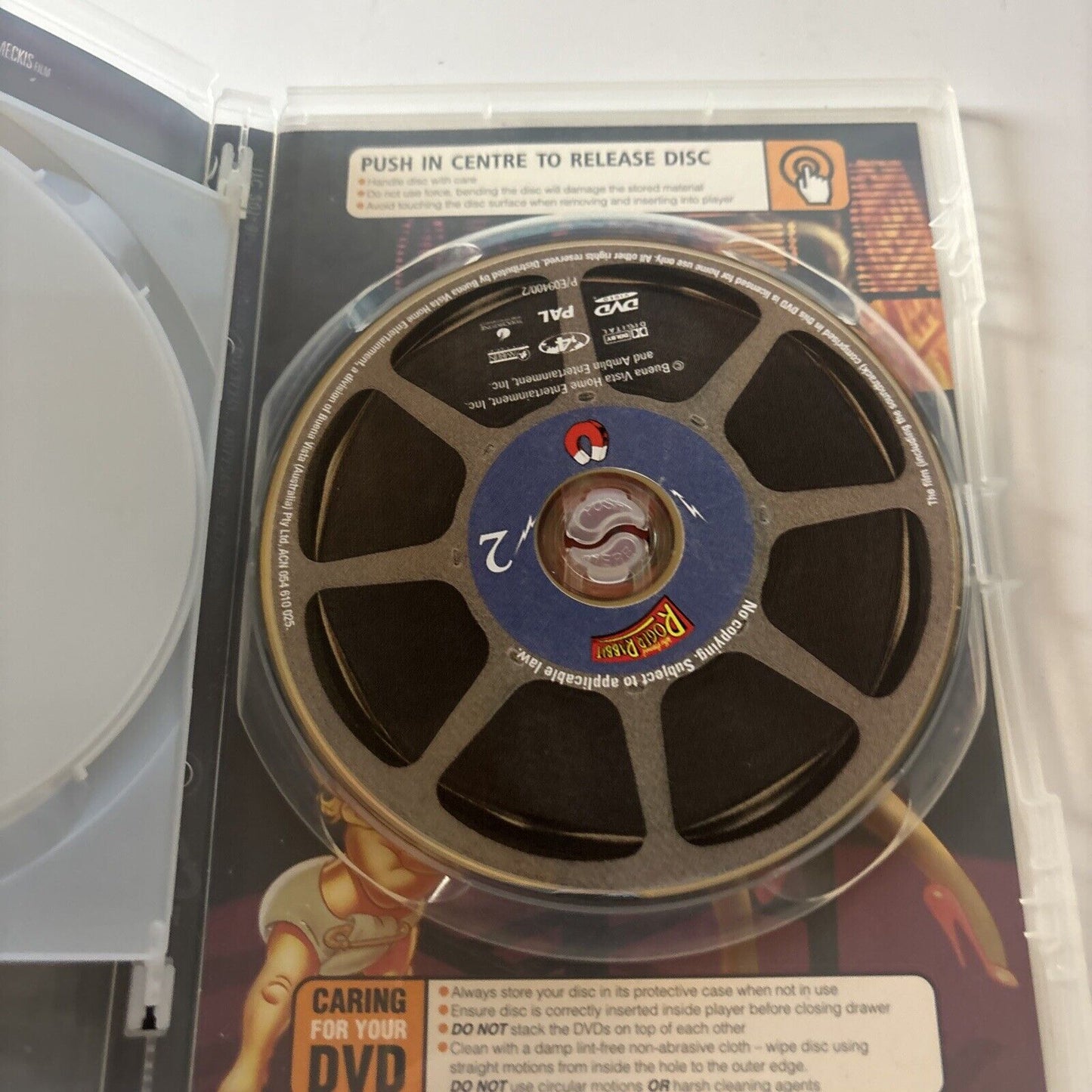 Who Framed Roger Rabbit - Special Edition (DVD 1988, 2-Disc) Bob Hoskins Region4