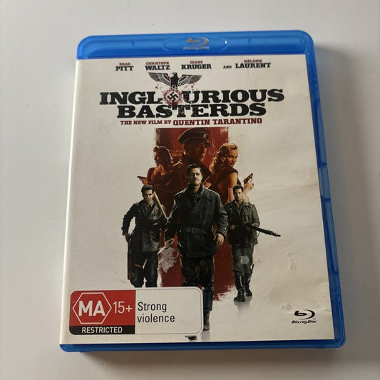 Inglourious Basterds (Blu-ray, 2009) Brad Pitt, Christoph Waltz Region B