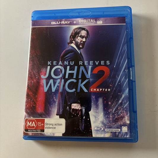 John Wick - Chapter 2 (Blu-ray, 2017) Keanu Reeves Region B