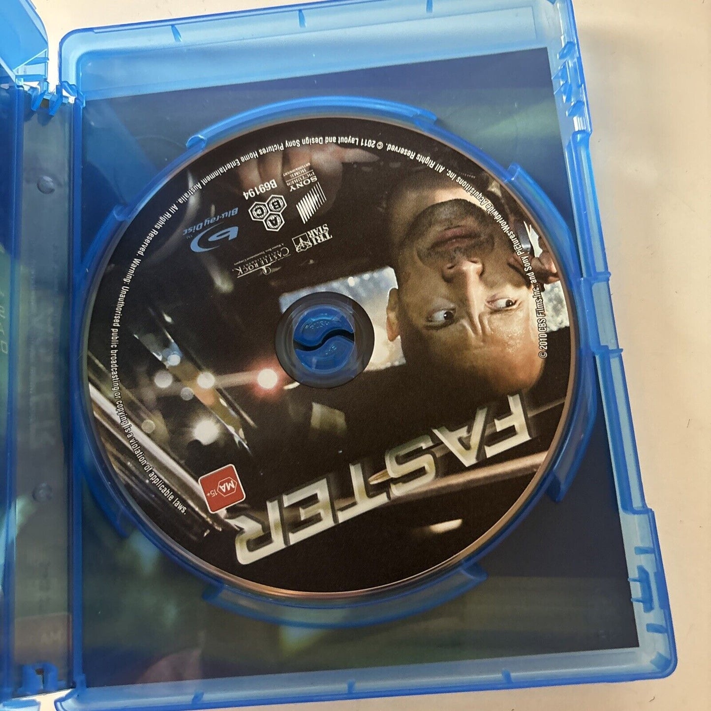 Faster (Blu-ray, 2010) Billy Bob Thornton, Dwayne Johnson All Regions