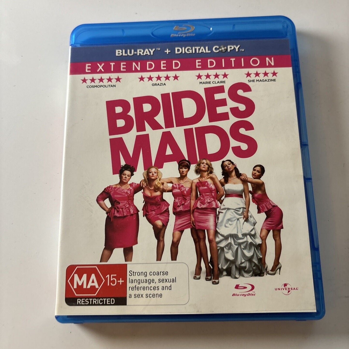 Bridesmaids (Blu-ray, 2011) Kristen Wiig, Maya Rudolph Region B