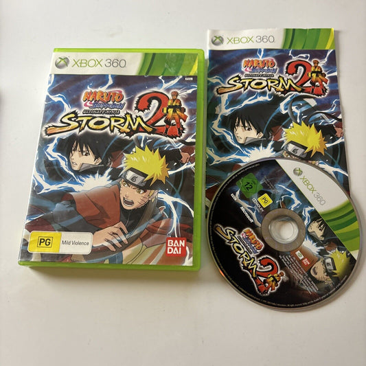 Naruto Shippuden: Ultimate Ninja Storm 2 - Xbox 360 Complete w/Manual PAL