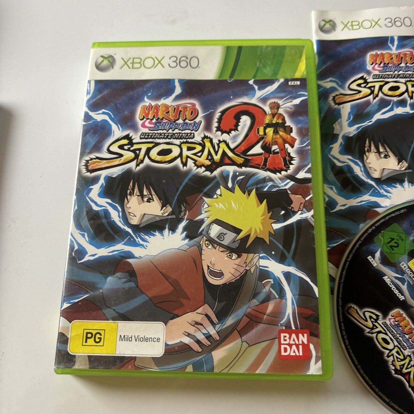 Naruto Shippuden: Ultimate Ninja Storm 2 - Xbox 360 Complete w/Manual PAL