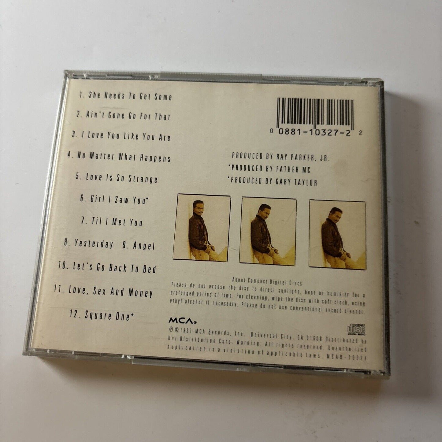 Ray Parker Jr. - I Love You Like You Are (CD, 1991) MCA Records MCA 10327