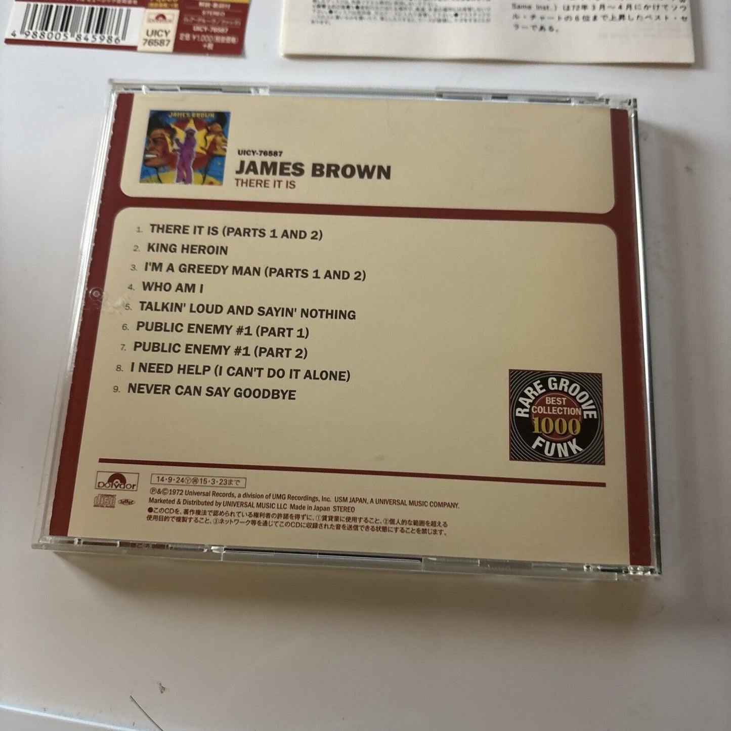 James Brown - There It Is (CD, 2014) Japan UICY-76587 Obi