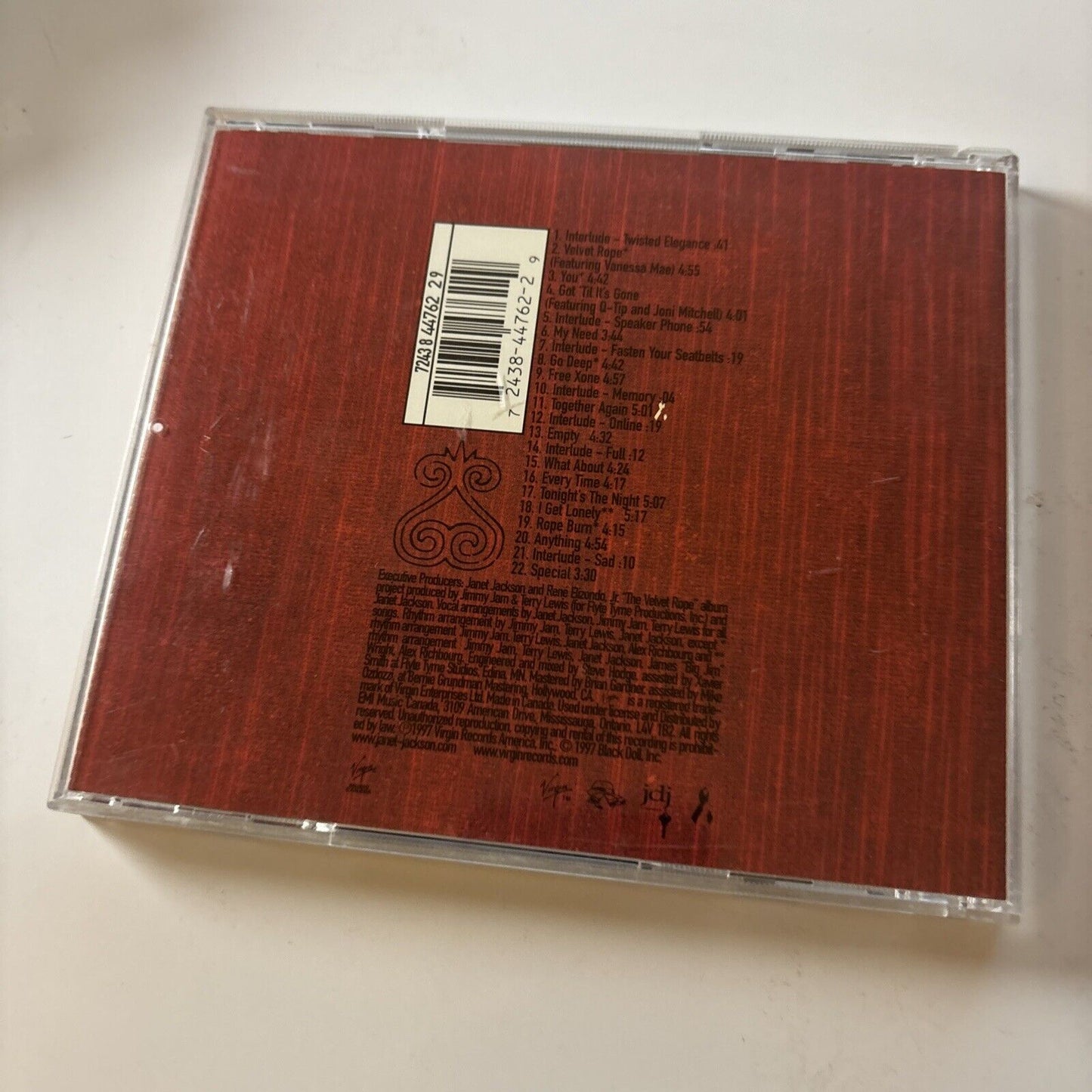 Janet - The Velvet Rope (CD, 1997) USA & 6477118