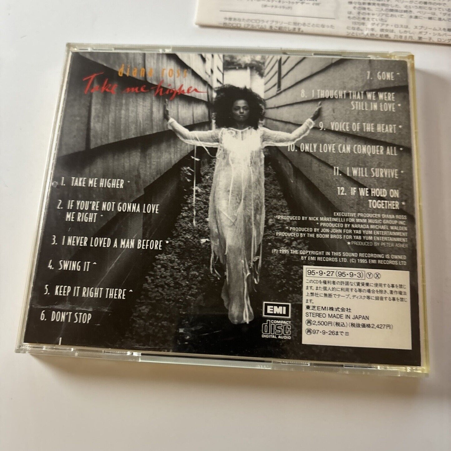 Diana Ross - Take Me Higher (CD, 1995)  Japan TOCP-8655