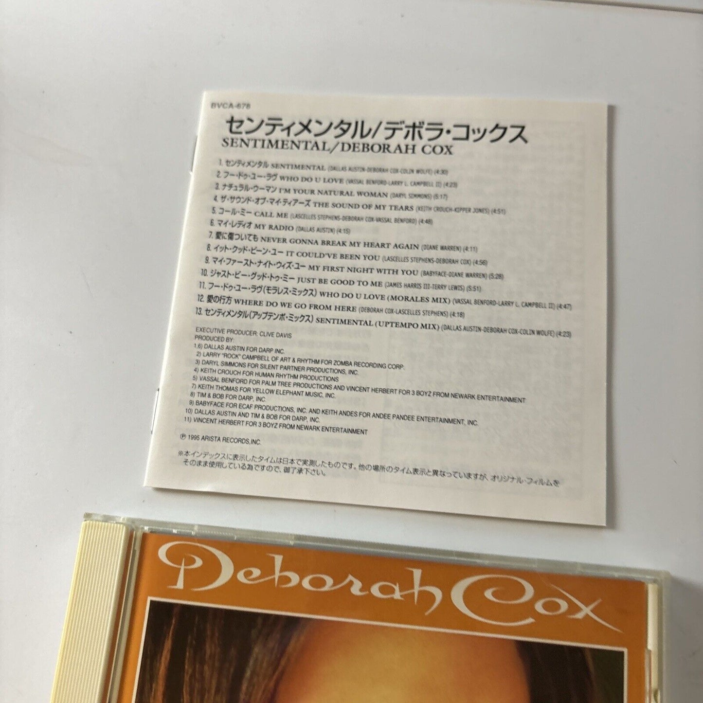 Deborah Cox - Deborah Cox (CD, 1995) Japan BVCA-678