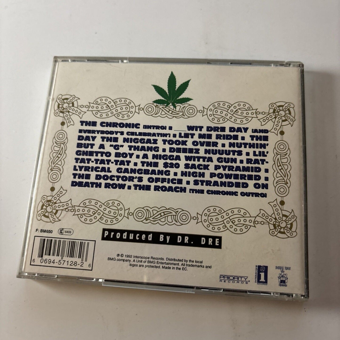 Dr. Dre - The Chronic (CD, 1992) Interscope Records IND 57128