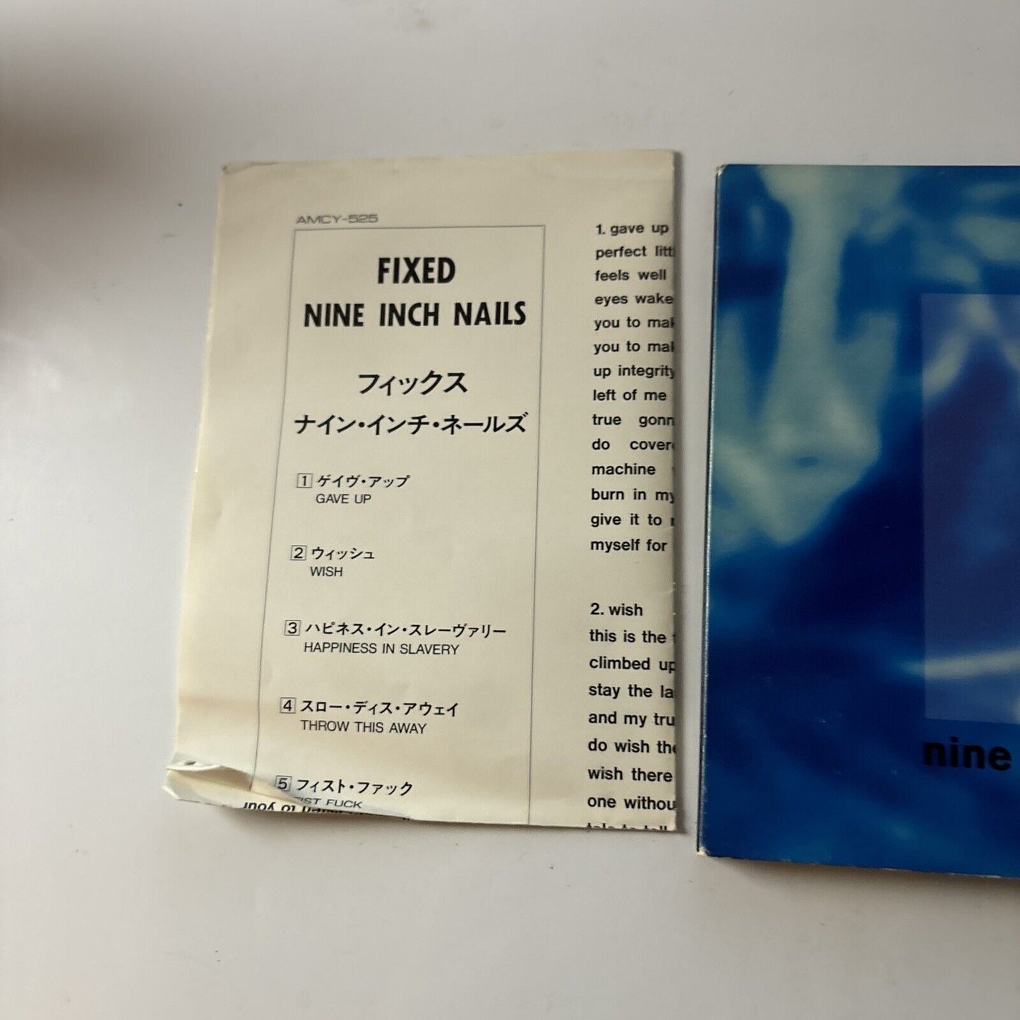 Nine Inch Nails - Fixed (CD, 1992) Japan amcy-525