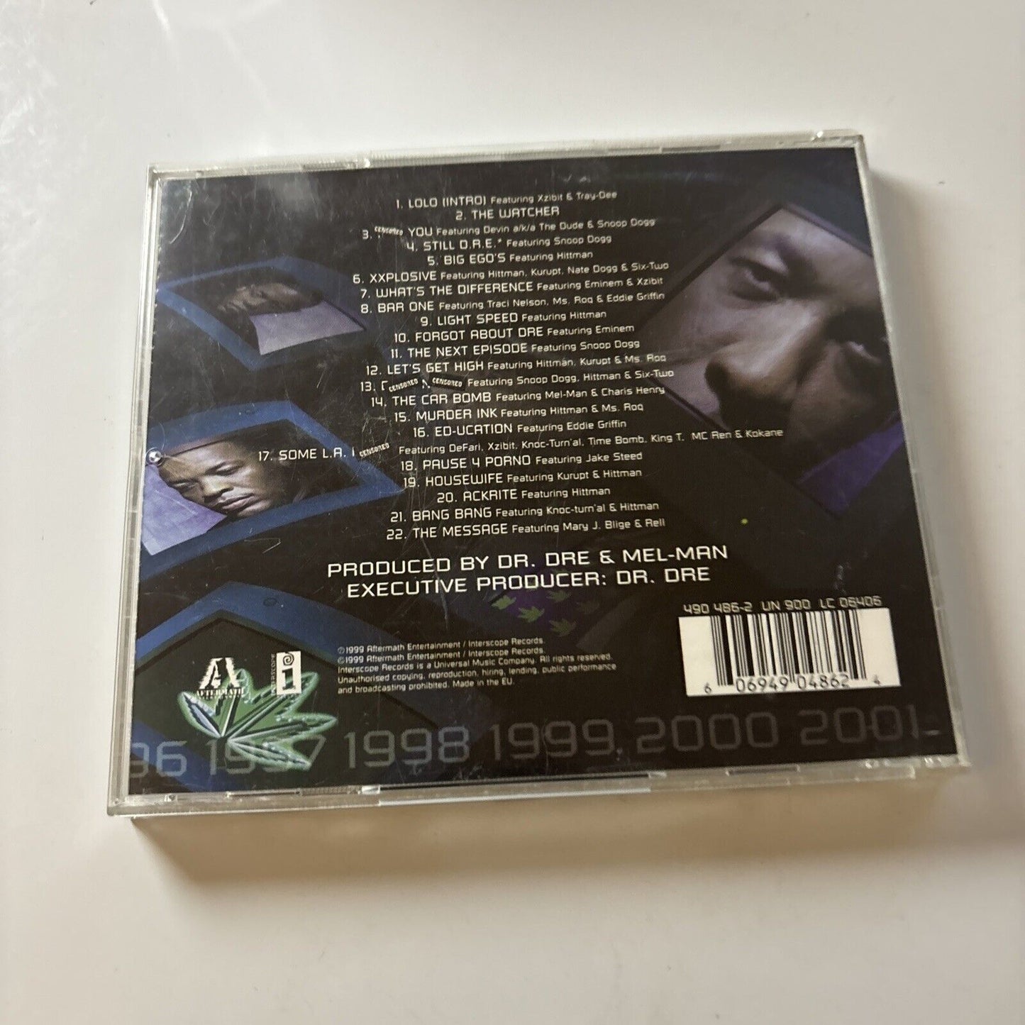 Dr. Dre - 2001 (CD, 1999) USA & 490 486-2