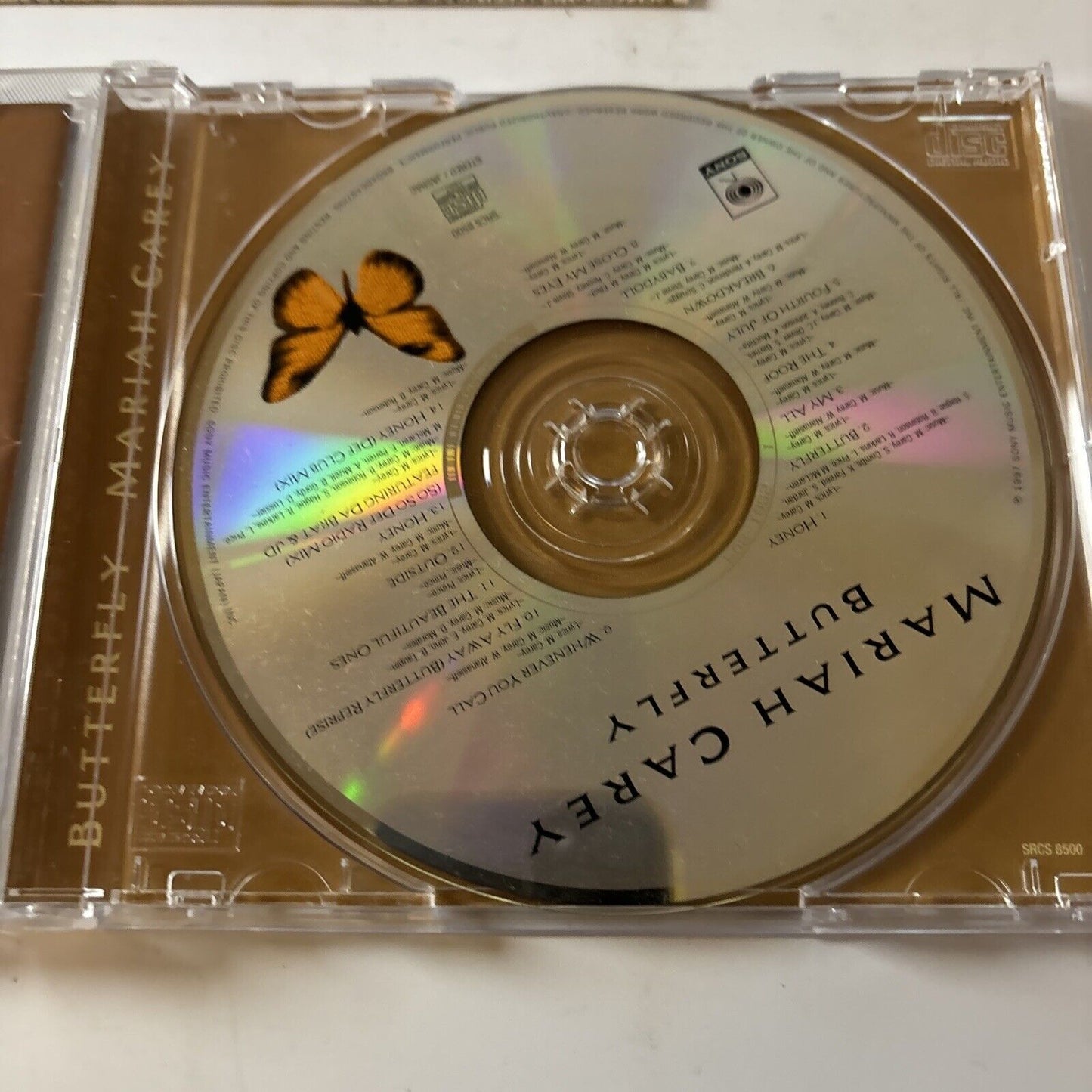 Mariah Carey - Butterfly [Japan Bonus Track] (CD, 1997) Japan SRCs-8500