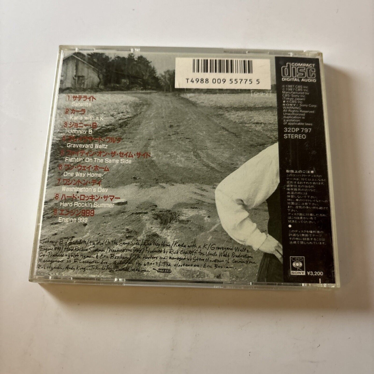 Hooters - One Way Home (CD, 1987) Japan CBS/Sony 32dp-797