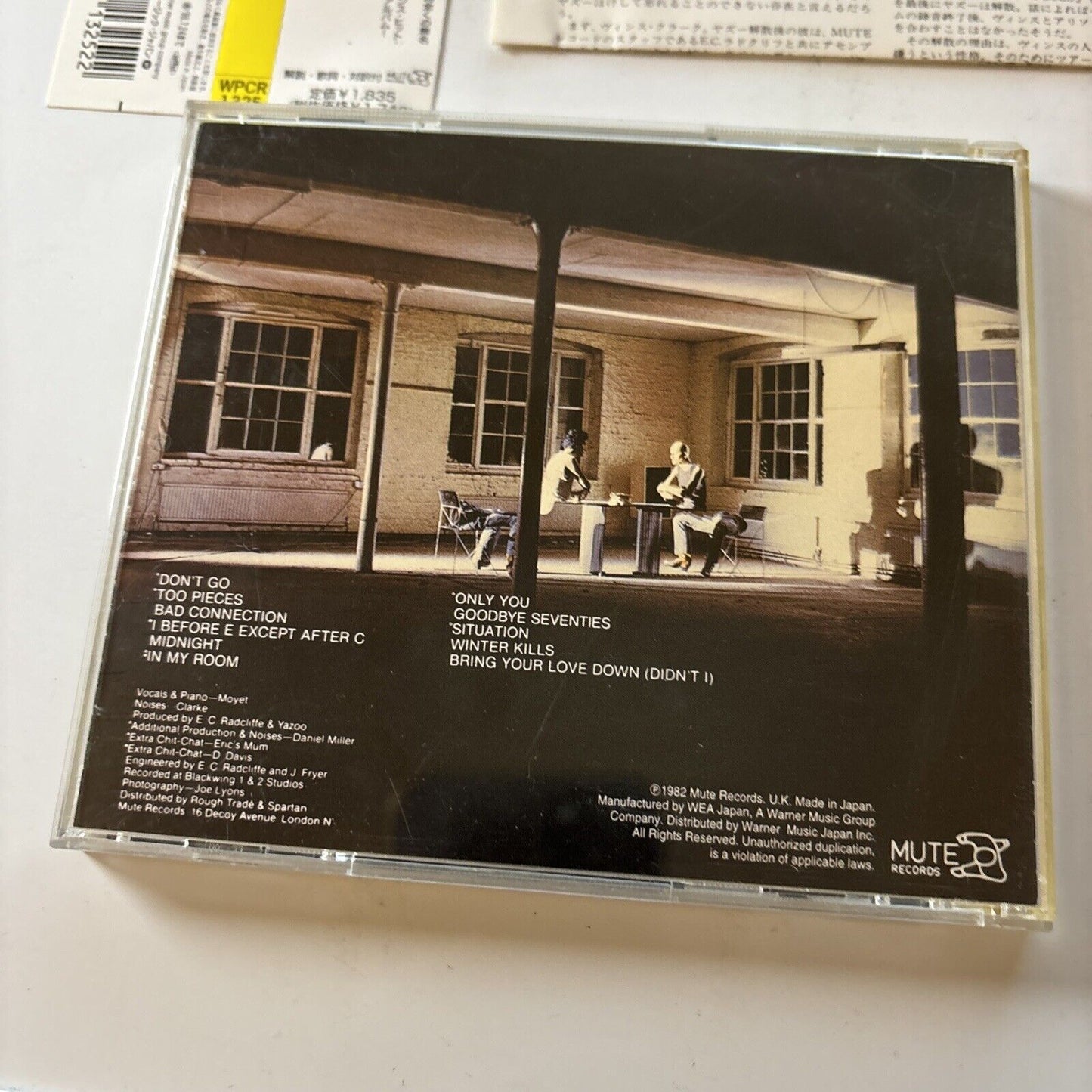 Yazoo - Upstairs At Eric's (CD, 1997) Japan WPCR-1325 Obi