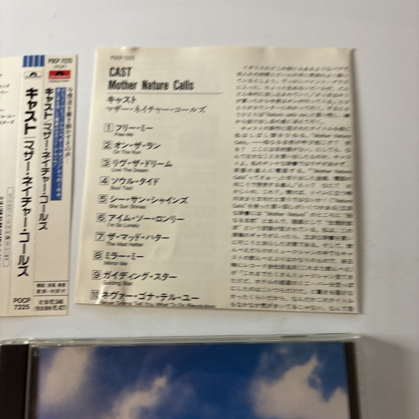 Cast - Mother Nature Calls (CD, 1997) Japan Pocp-7225 Polydor Obi
